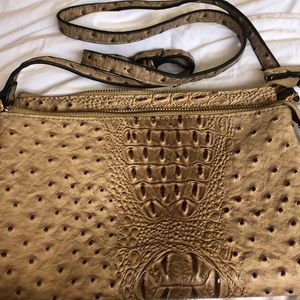 Croc skin purse